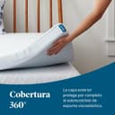 Thumbnail 2 de LUCID Funda para Sobrecolchón 🌙 Transpirable y Antideslizante 120x190