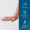 Thumbnail 4 de LUCID Funda para Sobrecolchón 🌙 Transpirable y Antideslizante 120x190