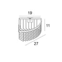 Thumbnail 1 de Manillons Torrent Jabonera rinconera con fijación adhesiva 🧼