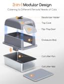 Thumbnail 3 de MeoWant Caja de arena cerrada para gatos XXL 🎧