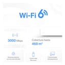 Thumbnail 2 de Mercusys Halo H3000X 2-Pack AX3000, WiFi 6, 420 m² 📶