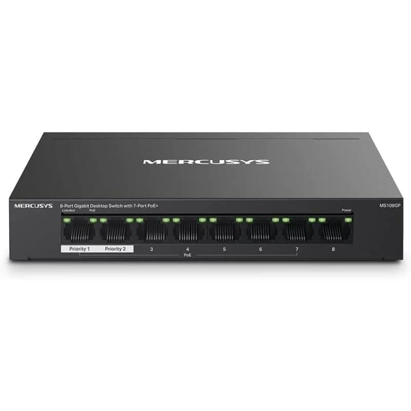 Imagen de Mercusys MS108GP Switch Gigabit 8 puertos PoE 💻 en OfertitasTOP