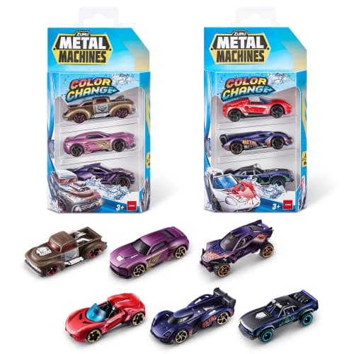 Imagen de Metal Machines Color Change Series 4 — Pack de 6 🚗 en OfertitasTOP