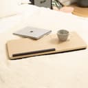 Thumbnail 2 de MEUBLE COSY Mesa Plegable para Portátil y Sofá 🖥️ Roble y Negro