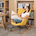 Thumbnail 1 de MEUBLE COSY Silla Mecedora Relax Amarillo para Lactancia 🪑