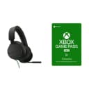 Thumbnail principal de Microsoft Headset Xbox Auriculares gaming con Game Pass 3 meses 🎧