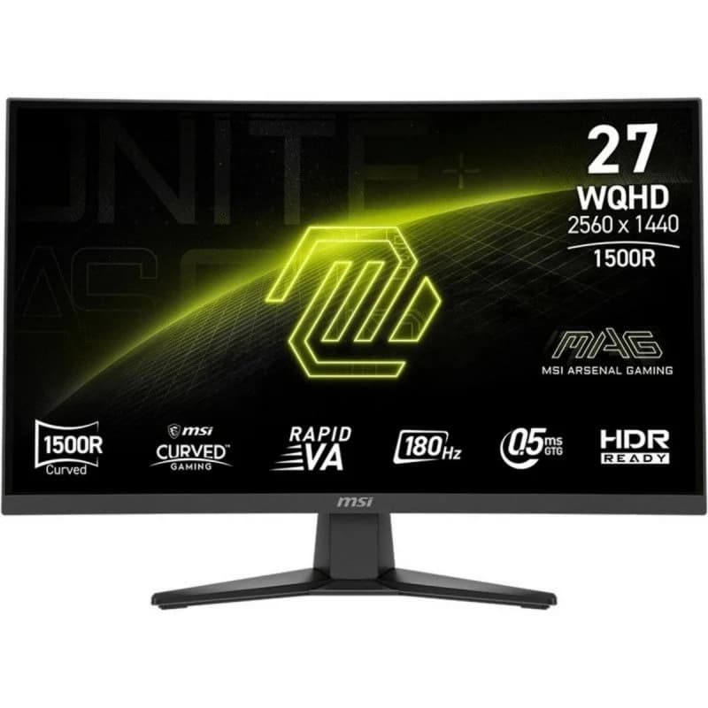 Imagen de Monitor MSI MAG 275CQF E18 27" Curvo WQHD 180Hz Gaming 🎮 en OfertitasTOP