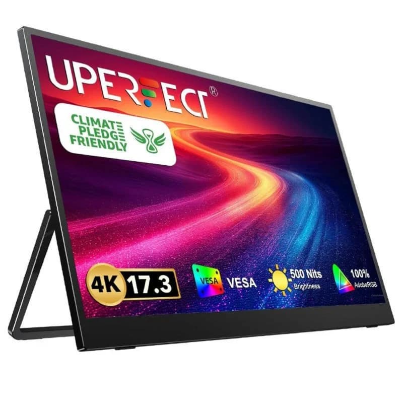 Imagen de Monitor portátil UPERFECT 17.3" 4K UHD IPS 📺 en OfertitasTOP