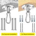 Thumbnail 4 de Morzejar Gancho Giratorio 360° para Hamacas 🪂