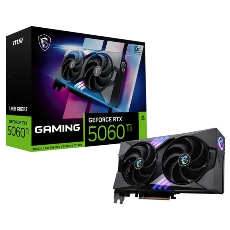 Imagen de MSI GeForce RTX 5060 Ti GAMING OC 16GB GDDR7 – tarjeta gráfica 📷 en OfertitasTOP