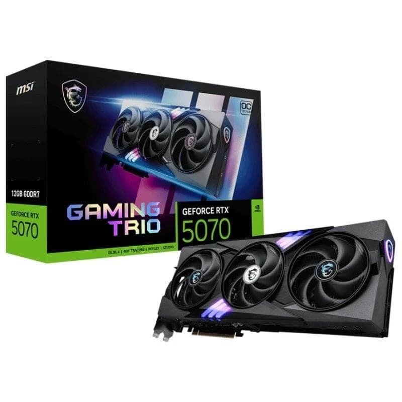 Imagen de MSI GeForce RTX 5070 GAMING TRIO tarjeta 12 GB en OfertitasTOP