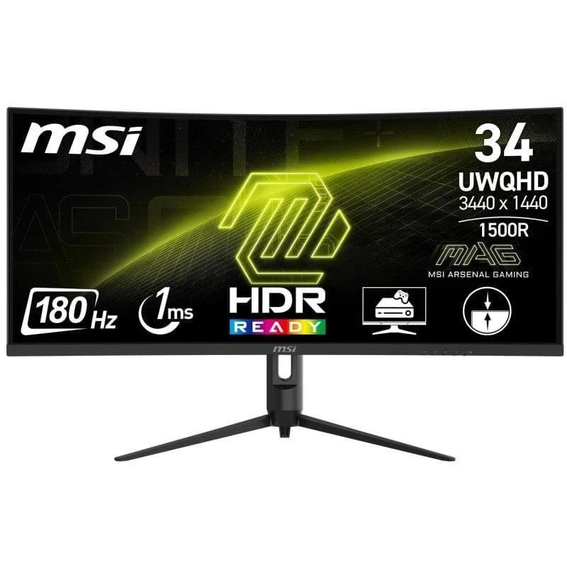 Imagen de MSI MAG 342CQR E2 monitor 34" 180Hz ultrawide en OfertitasTOP