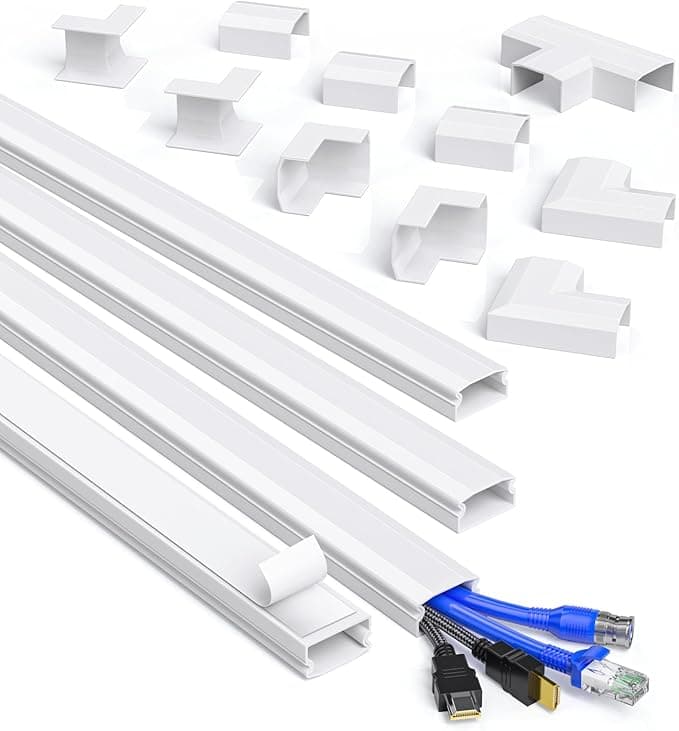 MUDEELA Canaleta para cables 1m 30×17 mm Blanca 🔌