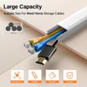 Thumbnail 1 de MUDEELA Canaleta para cables 1m 30×17 mm Blanca 🔌