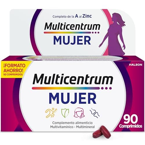 Imagen de Multicentrum Mujer 90 comprimidos multivitamínico para mujer 📦 en OfertitasTOP