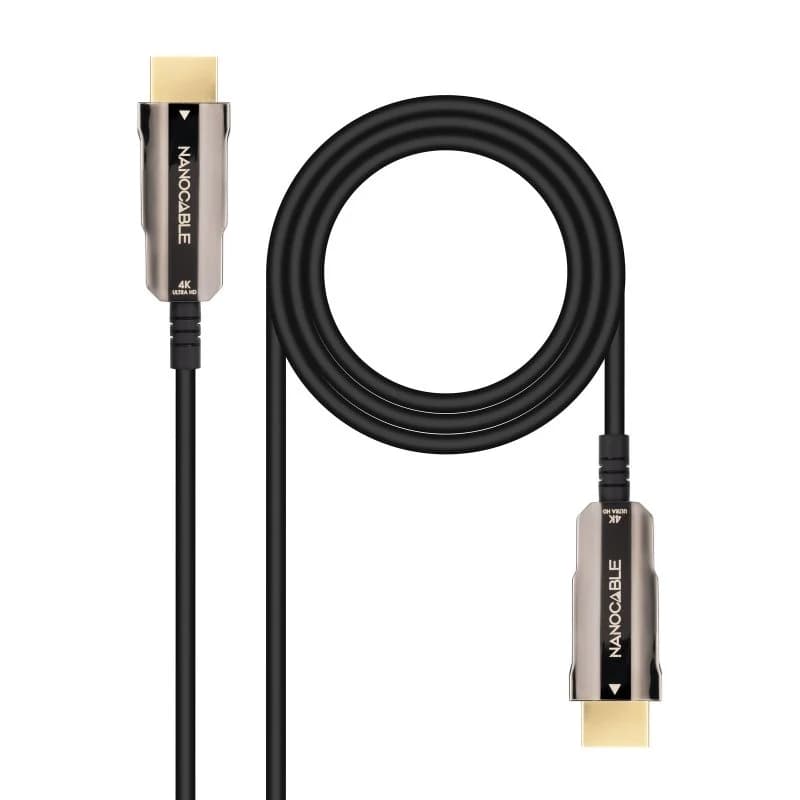 Imagen de Nanocable Cable HDMI 2.0 AOC 4K 20 m Negro 📺 en OfertitasTOP