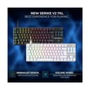 Thumbnail 1 de NEWSKILL Serike V2 TKL — teclado mecánico tenkeyless RGB ⌨️