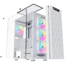 Thumbnail 1 de Nfortec Azir Torre ATX blanca con frontal 3D mallado