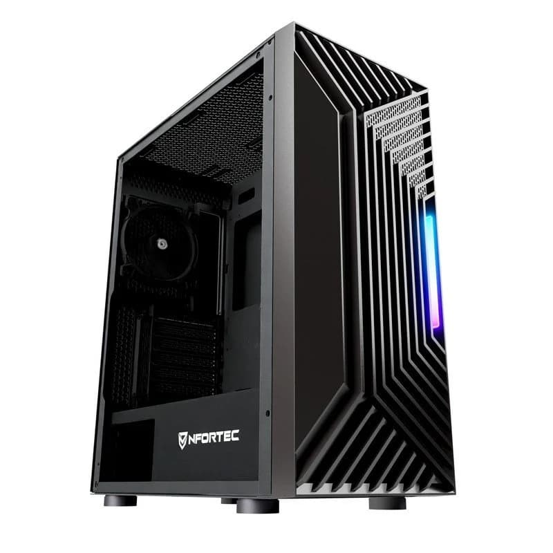 Imagen de Nfortec Nervia ARGB Torre ATX con 4 ventiladores 🖥️ en OfertitasTOP