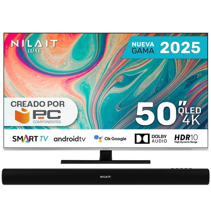 Imagen de Nilait Luxe UC8003S QLED 50" 4K UHD Smart TV 📺 en OfertitasTOP