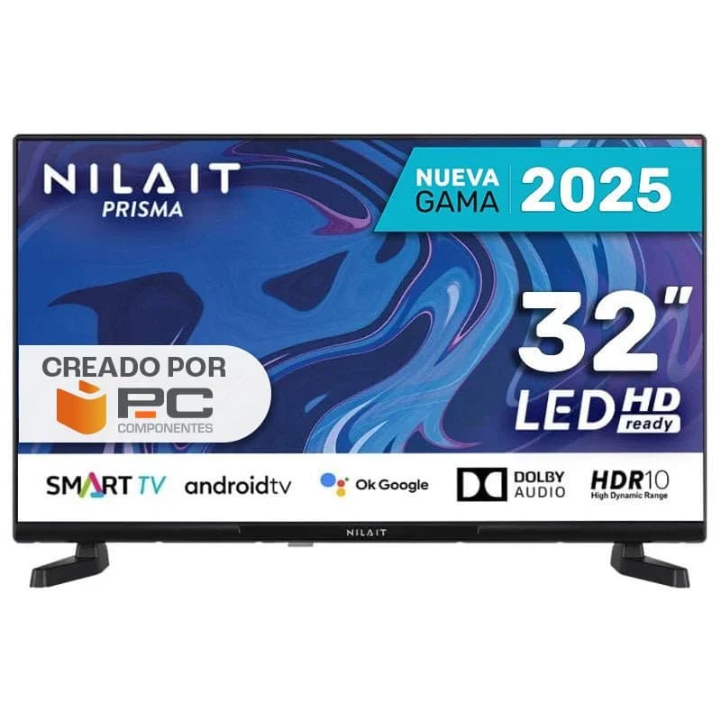 Imagen de Nilait Prisma 32HC7002S 32" Smart TV HD Ready sin marco 📺 en OfertitasTOP