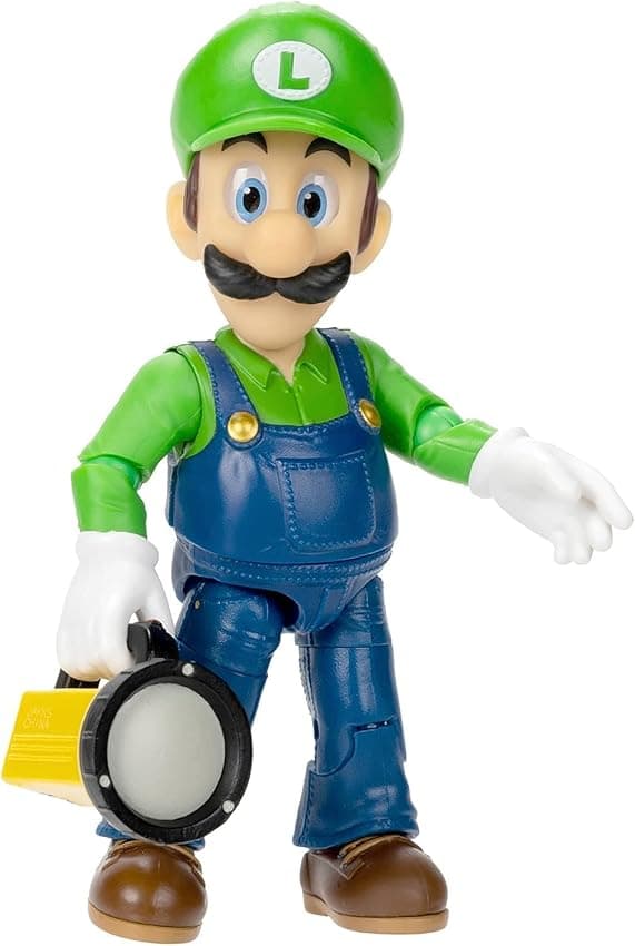 Imagen de Nintendo Super Mario - Figura Articulada de Luigi 🎮 13 cm en OfertitasTOP