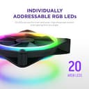 Thumbnail 2 de NZXT F120 RGB Duo Triple Pack ventilador 3 unidades