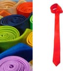 Thumbnail 2 de OcioDual Corbata Roja Estrecha Unisex 🎩 para Bodas y Fiestas