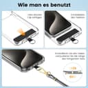 Thumbnail 1 de OLEPHY Cordón Ajustable para Teléfono Móvil 📱, Gris