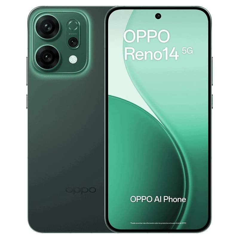 Imagen de OPPO Reno14 5G smartphone 12 GB RAM 256 GB 6,59" AMOLED 📱 en OfertitasTOP