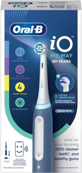 Imagen de Oral-B iO4 My Way azul océano 📱 en OfertitasTOP