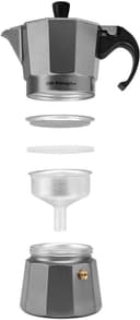 Thumbnail 2 de Orbegozo KFS 620 ☕ Cafetera Italiana, 6 Tazas, Aluminio, Segura