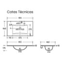 Thumbnail 3 de Ordónez Baño Zeus mueble baño 100 cm, 3 cajones