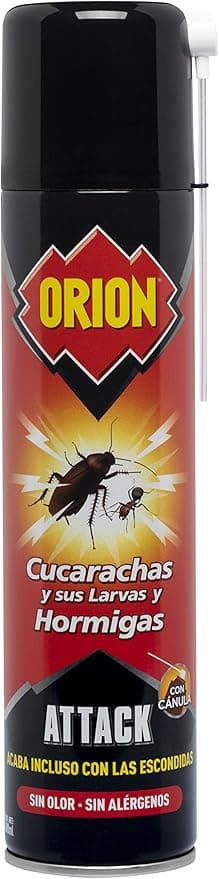 Orion Aerosol Insecticida Sin Odor para Cucarachas y Hormigas 🐜