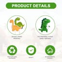 Thumbnail 2 de OSDUE Decoración para Tartas Dinosaurio 🦖, 12 PCS Reutilizables