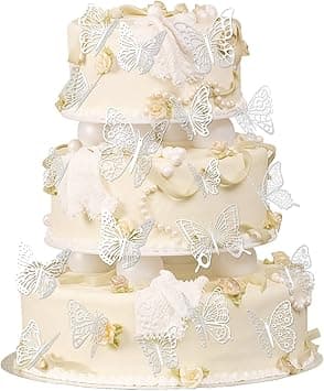 OSDUE Topper de Pastel Mariposa 🦋 para Cumpleaños y Bodas