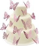 Thumbnail 7 de OSDUE Topper de Pastel Mariposa 🦋 Decoración Ideal de Cumpleaños