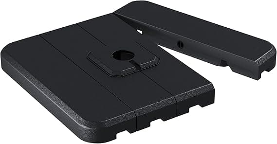 Outsunny Base de Sombrilla Rellenable 90 kg - Negro 🌞