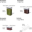 Thumbnail 1 de OXO Good Grips Set de 3 Recipientes POP con Cuchara 🥄