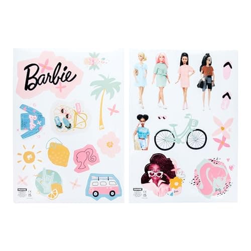 Paladone Pegatinas de Pared Barbie reutilizables 🎀