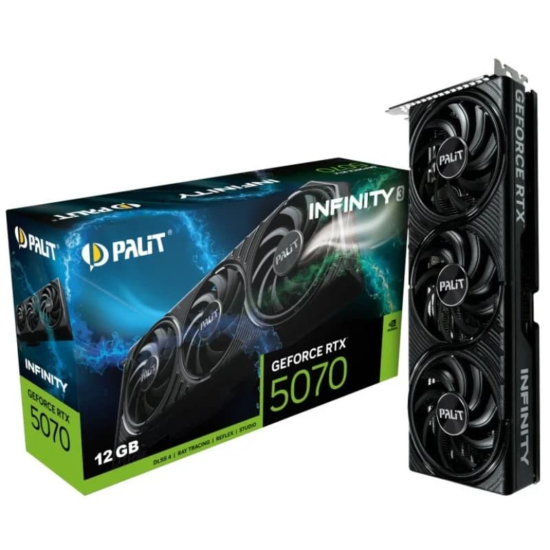 Imagen de Palit GeForce RTX 5070 Infinity 3 12GB GDDR7, tarjeta gráfica 📷 en OfertitasTOP