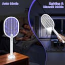 Thumbnail 2 de PALONE 2PCS Raquetas Eléctricas Carga USB con Luz LED 🦟