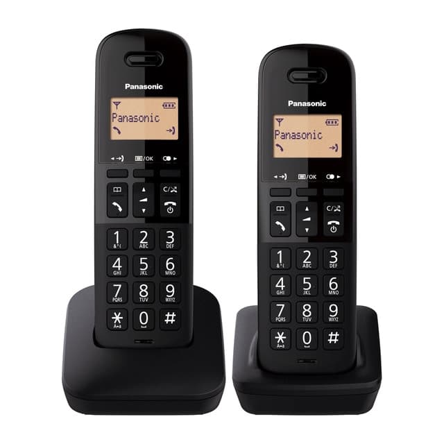 Panasonic KX-TGB612SPB teléfono inalámbrico dúo negro 📞