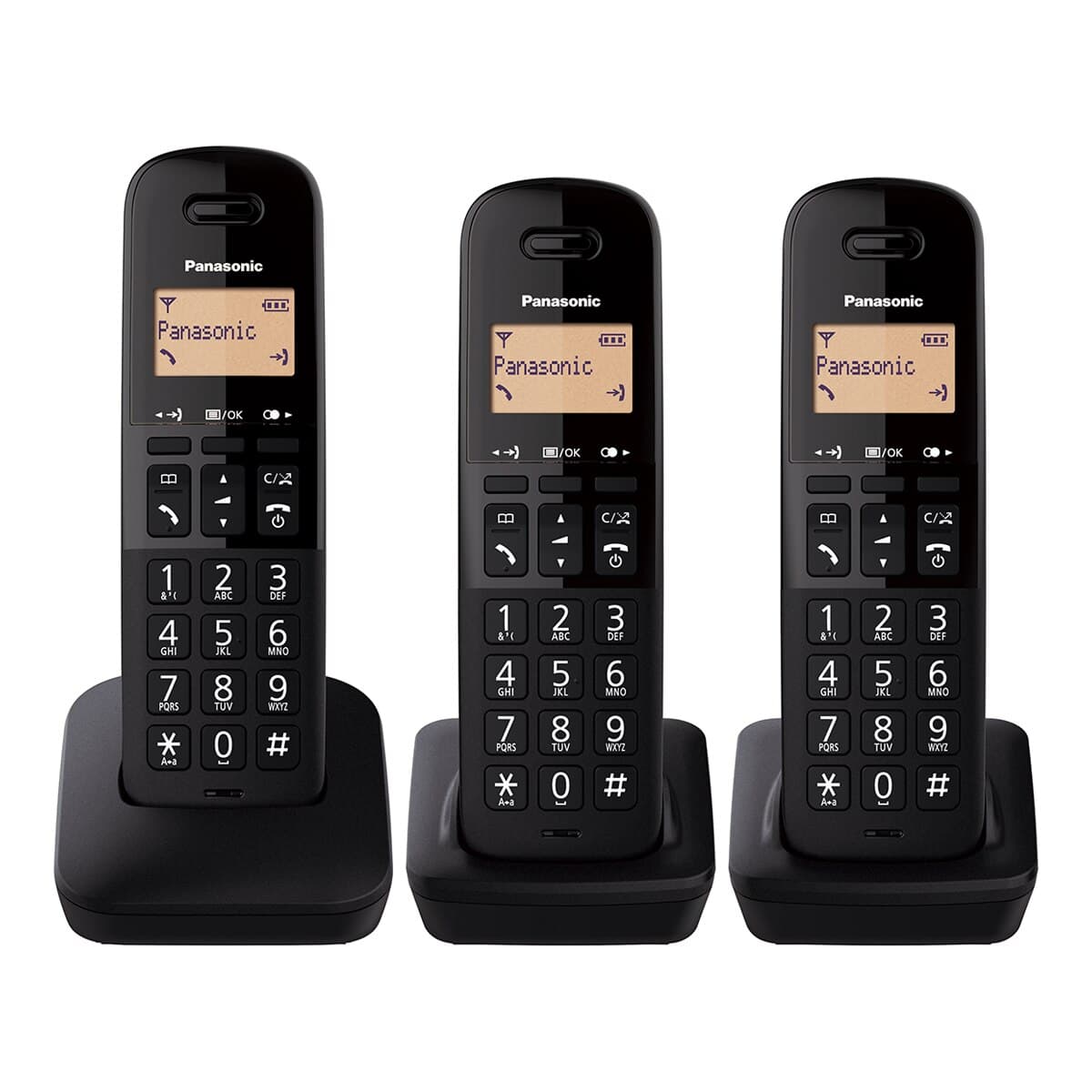 Panasonic KX-TGB613SPB trío de teléfonos DECT 📞