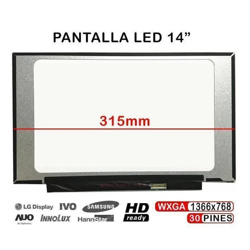 Imagen de Pantalla B140XTN07.2 14" WXGA para portátil 📺 en OfertitasTOP