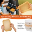 Thumbnail 5 de Papel para Freidora de Aire 22x14cm 100Pcs ✨