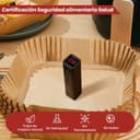 Thumbnail 3 de Papel para Freidora BISNIE 100 pzas 🍳 Sin Perforar 20cm