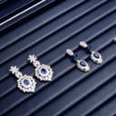 Thumbnail 2 de Papten Bandeja apilable para joyas con tapa de piel azul💍