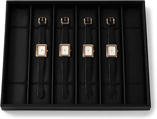 Papten Bandeja de Relojes con 6 Compartimentos 🕰️