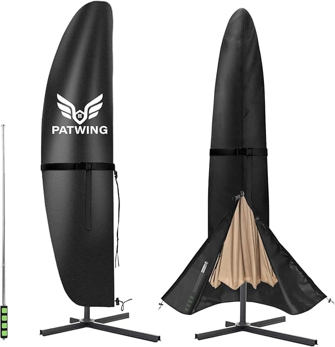 PATWING Funda para Sombrilla Jardin Impermeable ☂️